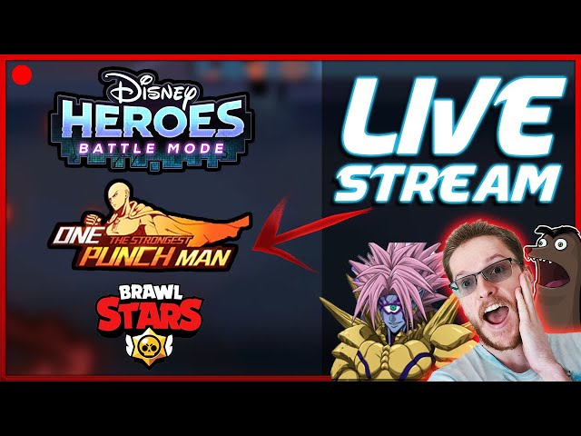 Disney Heroes Battle Mode & Brawl Stars LIVE STREAM REPLAY | I LOVE YOU ALL! 😍🐸