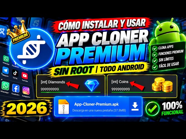How to Install and Use App Cloner Premium for All Android Devices || Without Root 2026🔥