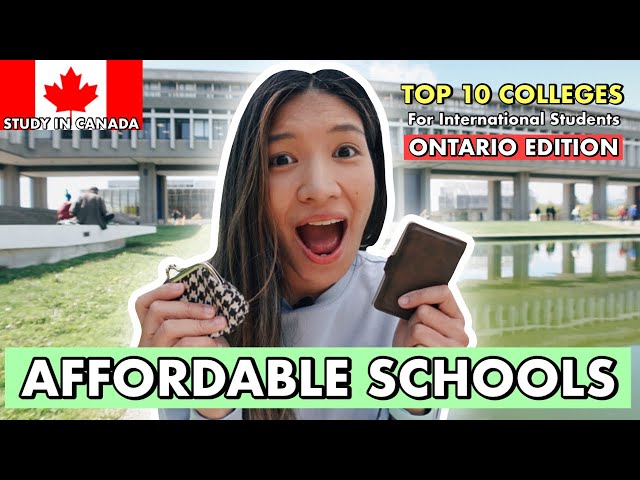 AFFORDABLE SCHOOLS IN CANADA: ONTARIO EDITION! 🇨🇦