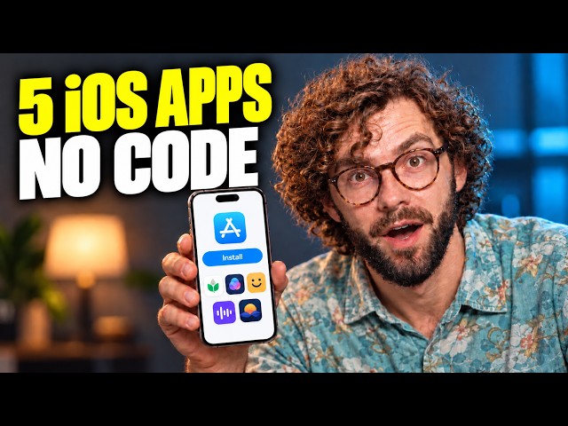 I Built 5 Real iOS Apps With AI — See How They Work