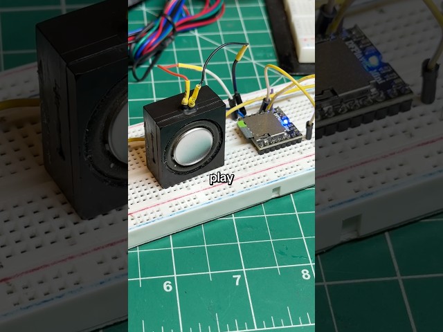 The machine can now talk back… 😨 #electronics #engineering #diy #mp3module
