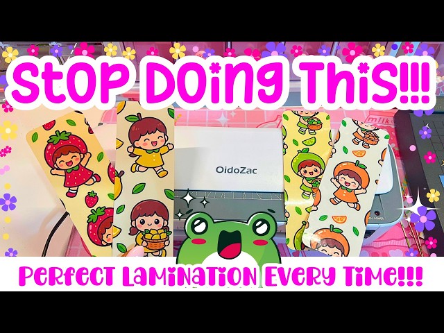 Your Bookmarks Keep Bubbling? Here’s Why! 👀 The Secret to Perfectly Laminated Bookmarks!