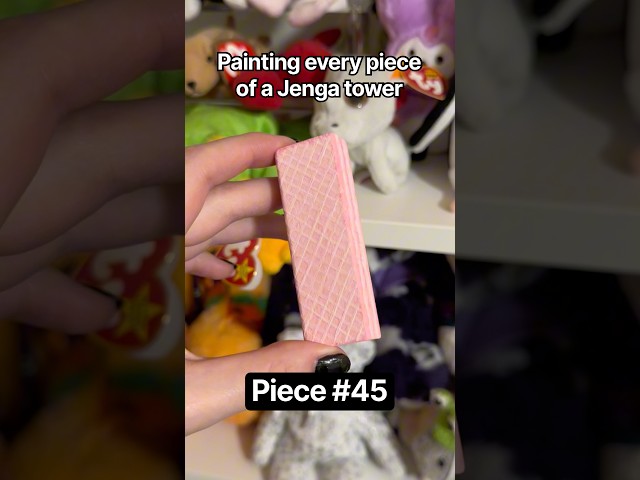 Piece 45 of my Jenga tower #youtubeshorts