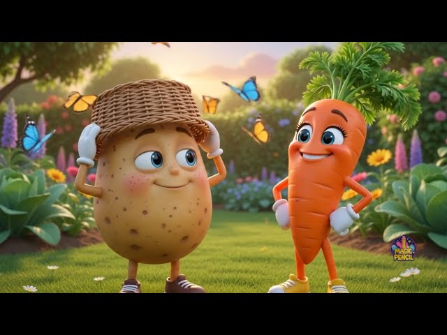 Vegetables Cartoon for Kids 🥕🍅 | Funny Vegetable Adventure | Fun Cartoon for Toddlers