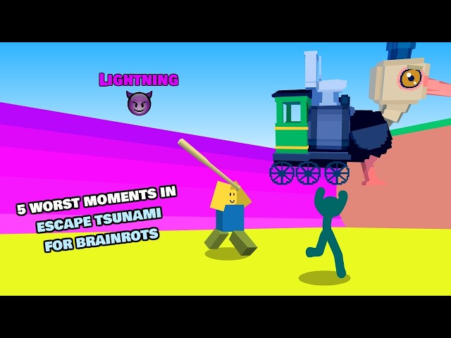 5 Worst Moments in Escape Tsunami For Brainrots Roblox