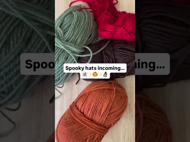 SPOOKY HATS😍 #crochetbuckethat #halloween #halloweenoutfits #spookyseason #shopsmall