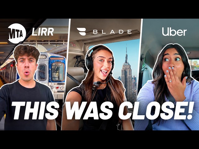 Can You Beat a Helicopter Out of JFK?