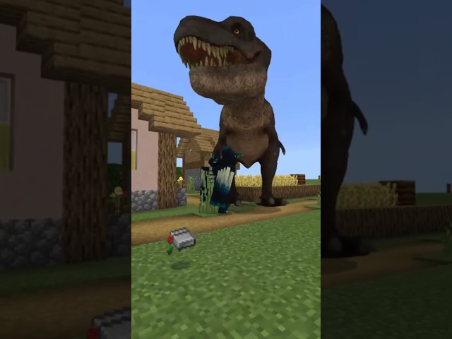 warden vs trex #minecraft #youtubeshorts #shorts #shortsvideo