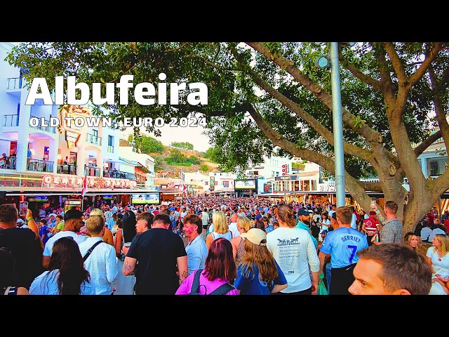 🇵🇹 Albufeira Old Town: Final Euro 2024, how it was - 4K Video
