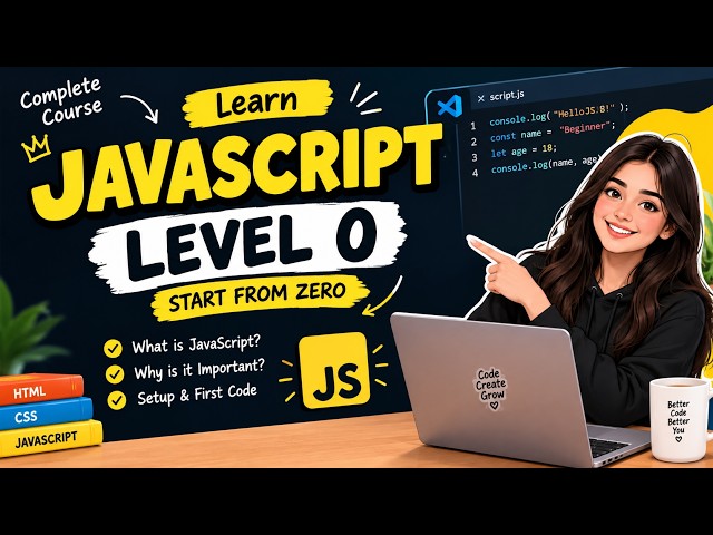 JavaScript Tutorial for Beginners in Hindi |2026