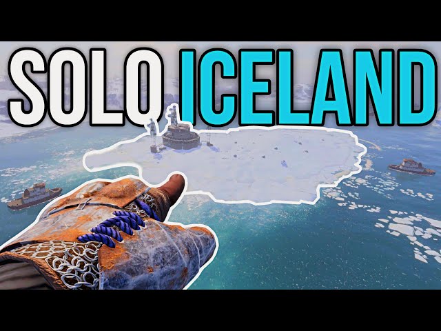 I Built a SOLO MANSION on an ICELAND - Rust Console