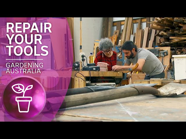 Inspiring repair cafe makes old garden tools like new | Wow to | Gardening Australia