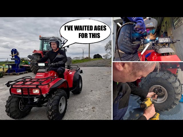 Saved From The Scrapheap || Refurbished Honda BIG RED ATV Is Back In Action
