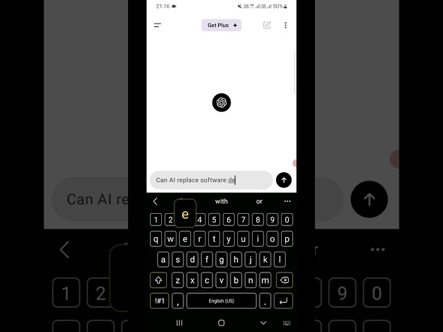 #AI replaces #softwaredeveloper response from #chatgpt
