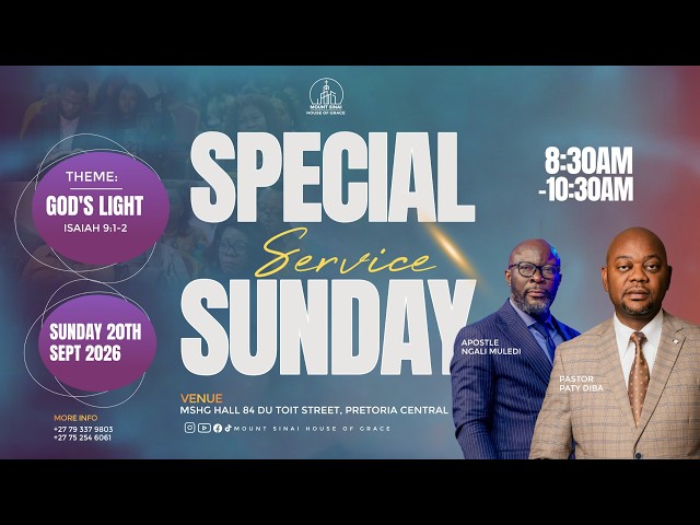LIGHT THE ESSENCE│MIN. JEREMY MUYA | 20/09/2026