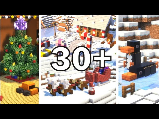 🎁TOP 30+ Christmas Build Ideas For Your Minecraft World!🎁
