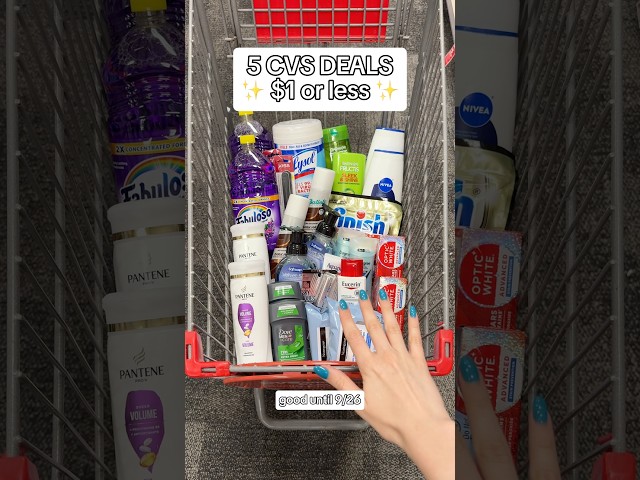 5 CVS Deals UNDER $1! π³