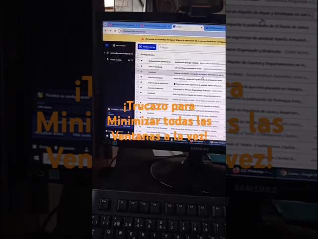 The Windows Trick To Minimize Windows Instantly!