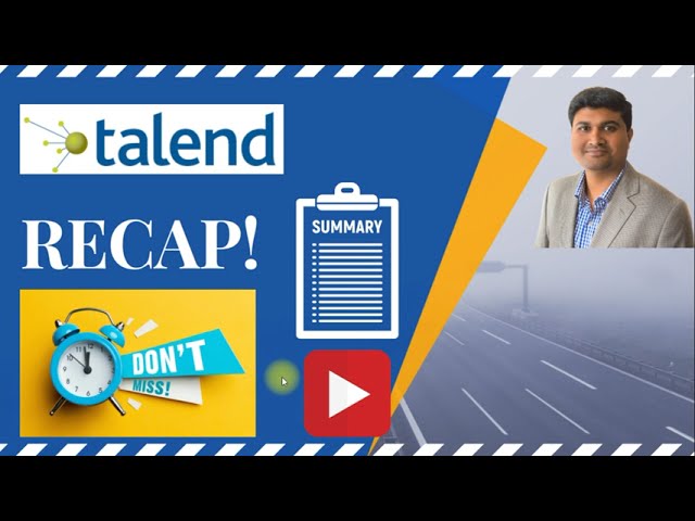 Recap of videos on my channel | Quick peek into my channel and contents | Talend ETL Tutorial