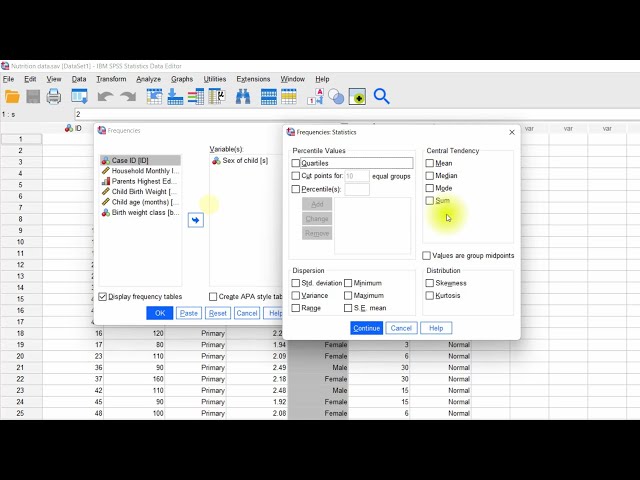 SPSS course for beginners: Stats basics, creating variables, data entry, descriptive stats