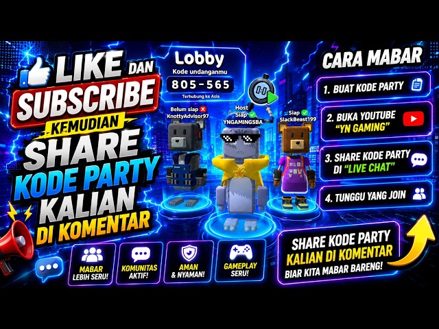 🔥 MABAR SUPER BEAR ADVENTURE LIVE | PEMAIN DARI SELURUH DUNIA, SHARE KODE PARTY! 🌎🐻