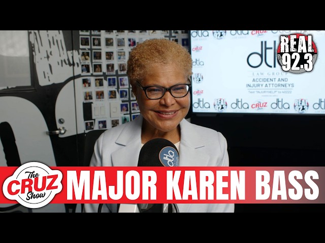 Mayor Karen Bass Talks Black & Brown Unity, LA Affordability, Street Venders, Homelessness & More