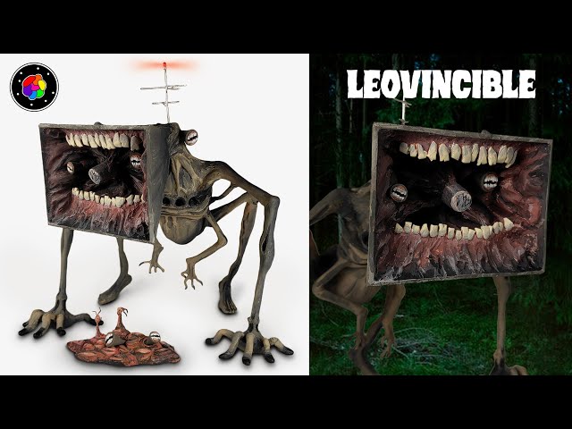 How to Make MEGAHORN (The Siren Head Destroyer) of Clay Trevor Henderson & Leovincible | PlastiVerse