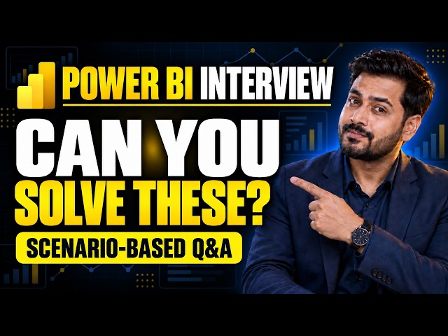 Power BI Interview Questions 2026 | Real Scenario-Based Questions & Answers #powerbi #dataanalytics