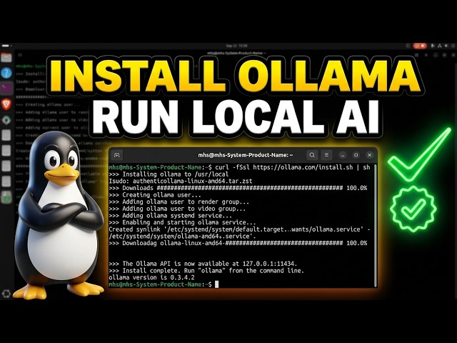 How to Install Ollama on Linux & Run AI Models Locally 🤖🐧