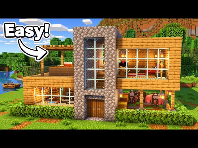 Minecraft: How to Build a Starter Modern House 