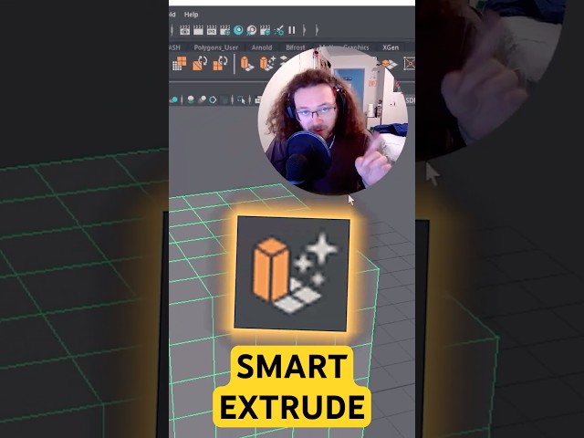 NEW Smart Extrude tool in #Maya 2026, let's see what it can do. #3dmodeling