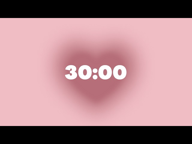 30 minute timer for study, Focus Aesthetic timer ⏰🌸