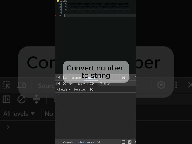 JAVASCRIPT TUTORIAL -- HOW EASY CONVERT NUMBER TO STRING USING METHOD