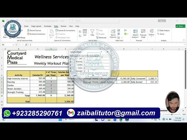 Excel 365 in Practice Ch 09 Guided project 9 3