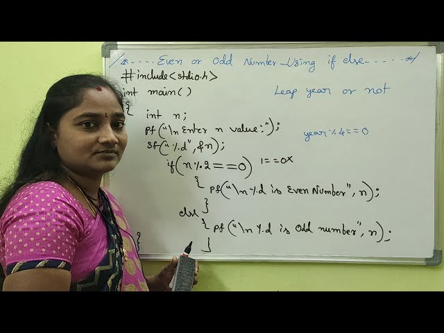 C-Language|Even Or Odd Number in C||Both In Telugu And English|Telugu ScitTutorials