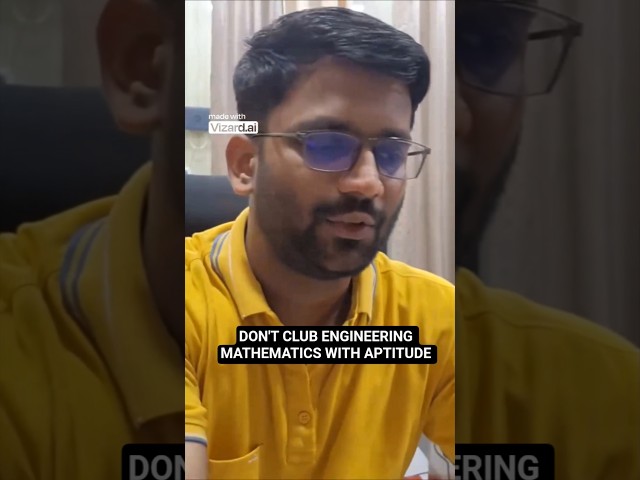 #GATE #JEE #MATHS #APTITUDE #preparation #strategy