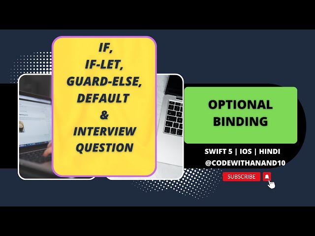 Optional Binding in Swift 5 |  IF | IF-LET | GUARD-ELSE | DEFAULT Statement #swiftdeveloper #ios