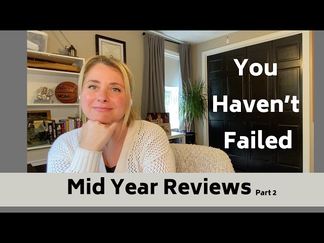 The 5 Step Framework to Recover Your Performance Goals Mid Year | Plan with Me