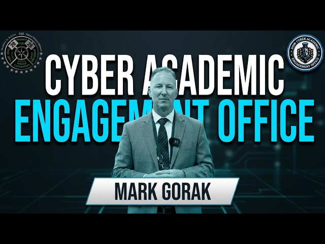 HammerCon 2026: Cyber Academic Engagement Office - Mark Gorak - STARS