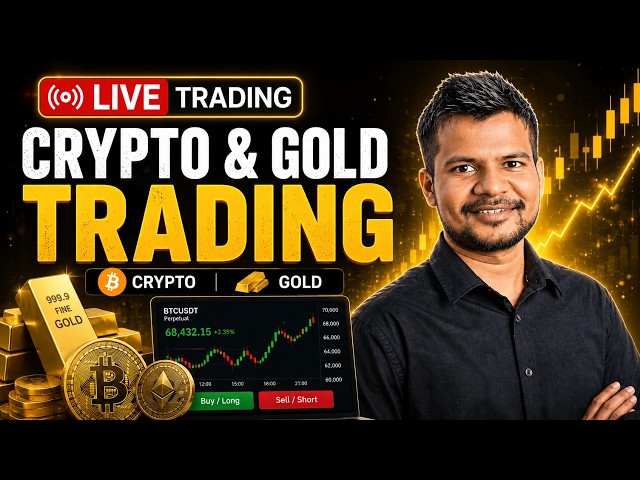 Live Crypto & Gold Trading | BTC/ETH Trading LIVE | 23rd Sept 09:28 AM #livetrading #cryptotrading