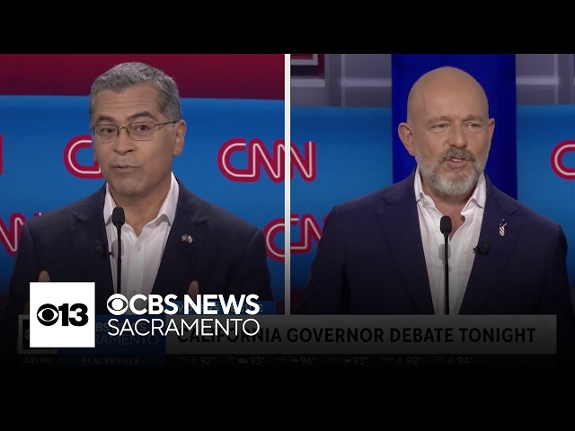 Hilton, Becerra set for first head-to-head debate in California governor's race