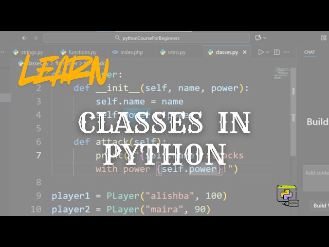 Classes in Python | Learn Object-oriented programming in Python