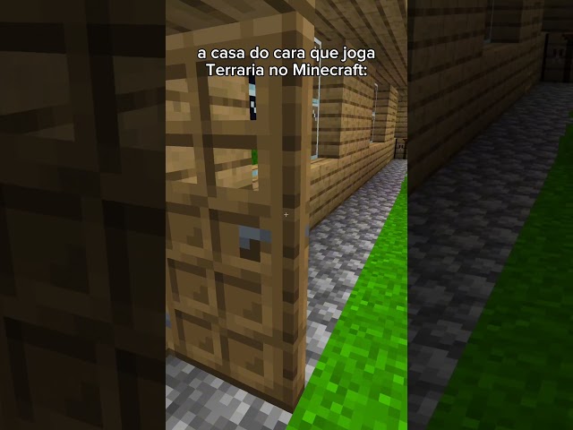 o cara que só joga Terraria... #minecraft #humor