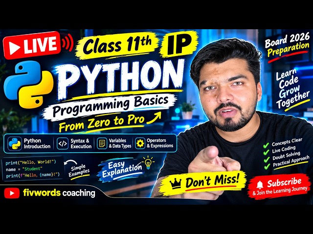 Python - A programming language Class 11 Informatics Practices