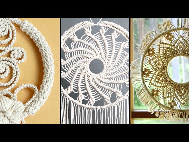 DIY Easy 3 Round Macrame Wall Hangings | Home Decor Ideas