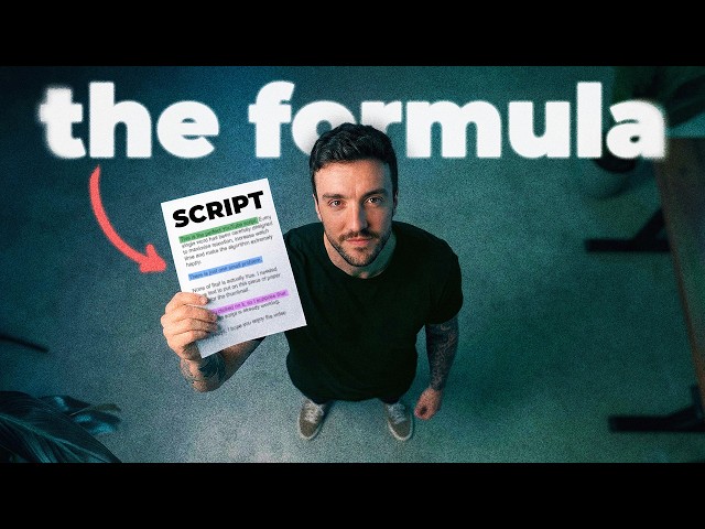 How to write a KILLER script for a Youtube Video (made easy!)