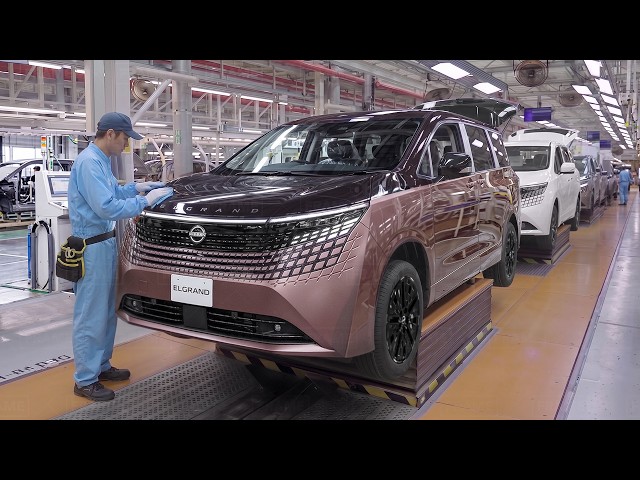 How They Produce the Most Advanced Nissan MPV Ever Made – Production Line