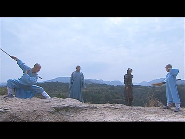The bully despised the monk but the monk was a top master and beat him up with Shaolin kungfu.