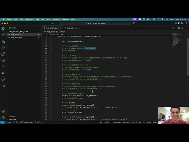 Building MCP Server and Client using Python SDK: Step-by-Step Tutorial
